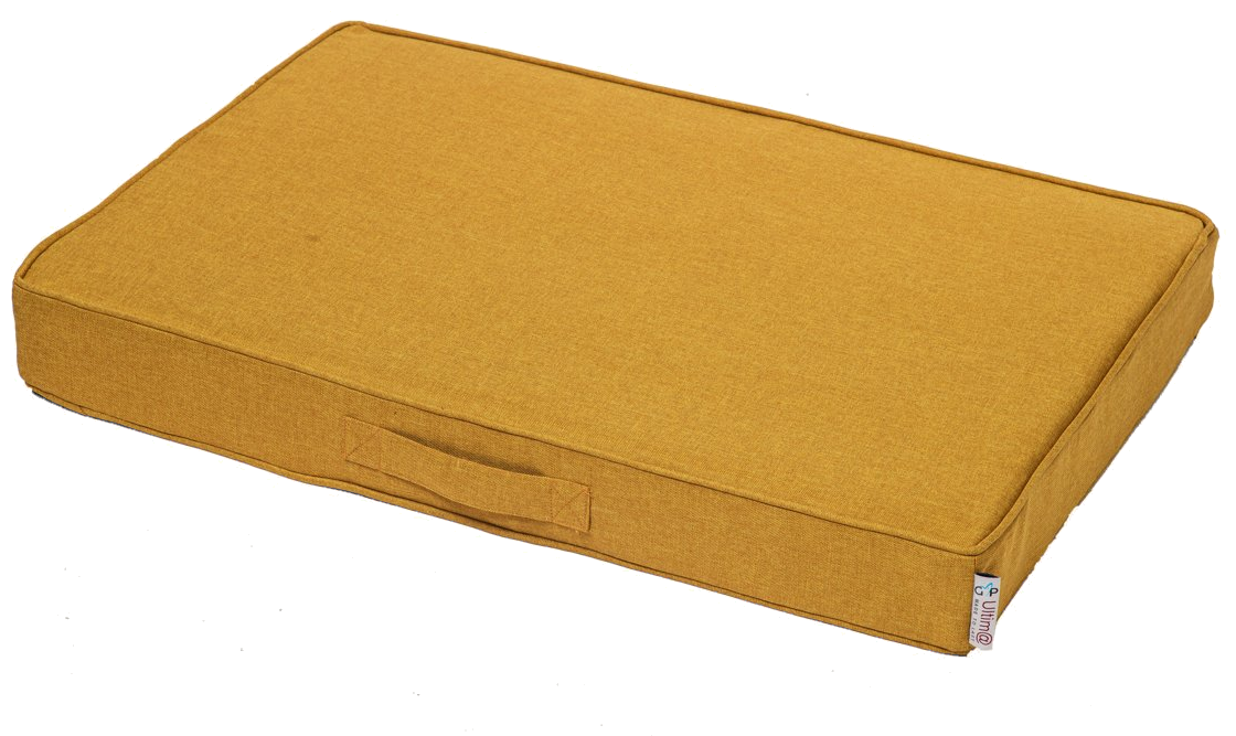 Loyal & Grey Memory Foam Orthopaedic Dog Bed, Mustard