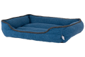 Teddy Fleece Dog Bed by Gor Pets, Blue