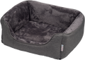 Loyal & Grey Orthopaedic Bolster Dog Bed, Grey